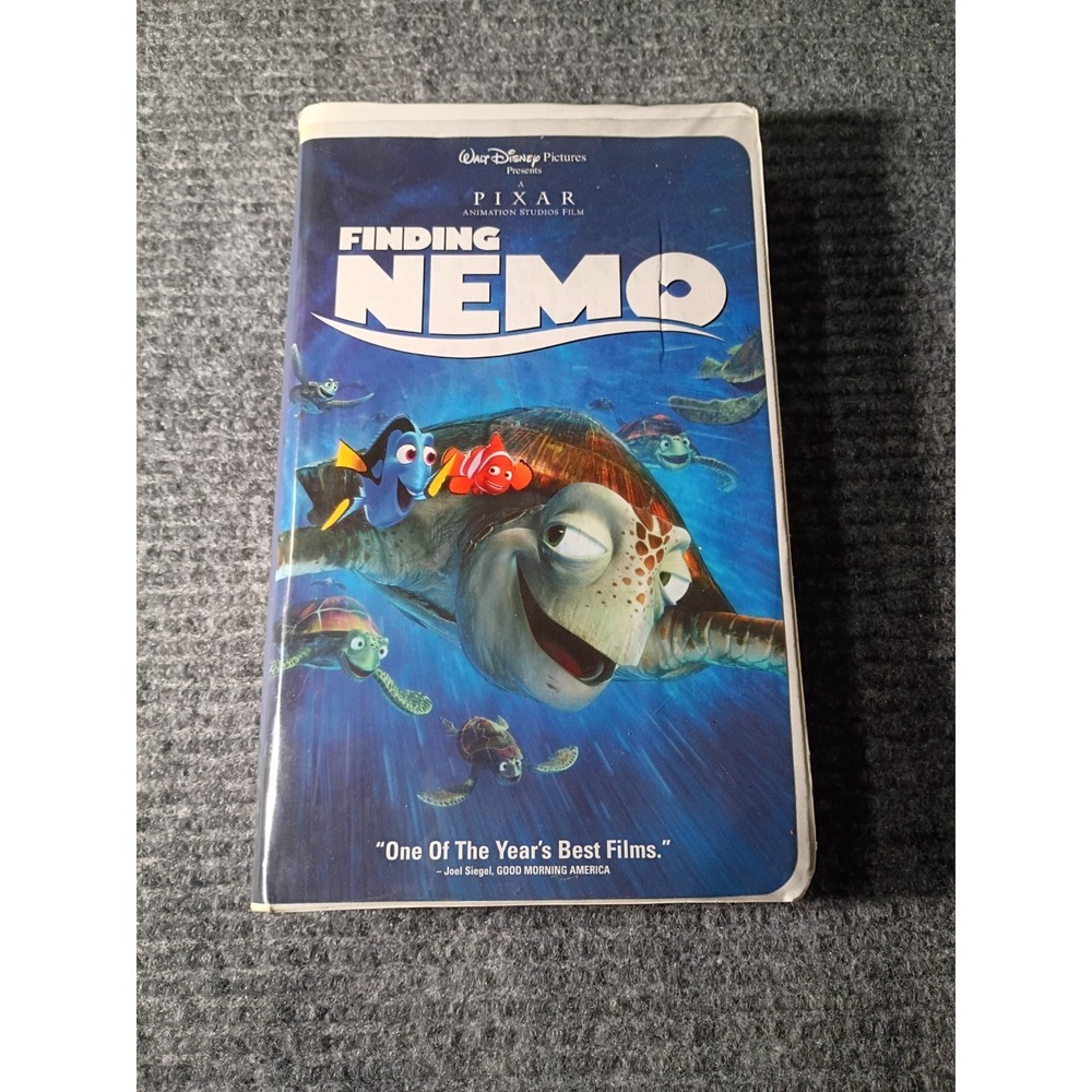 Vintage Finding Nemo VHS Clamshell Case 2003 Not Tested